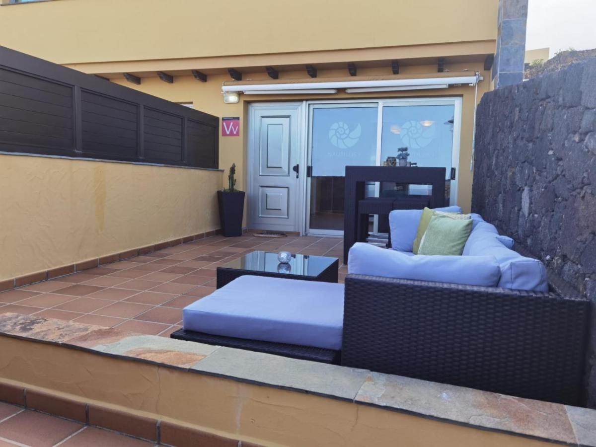 Appartement Nautilus I: Casa Con Terraza Y Vistas Al Mar à La Caleta  Extérieur photo